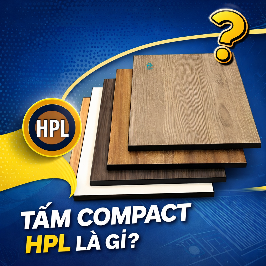 Tấm Compact HPL là gì? Có nên dùng không? Ưu nhược điểm & kinh nghiệm chọn 2026